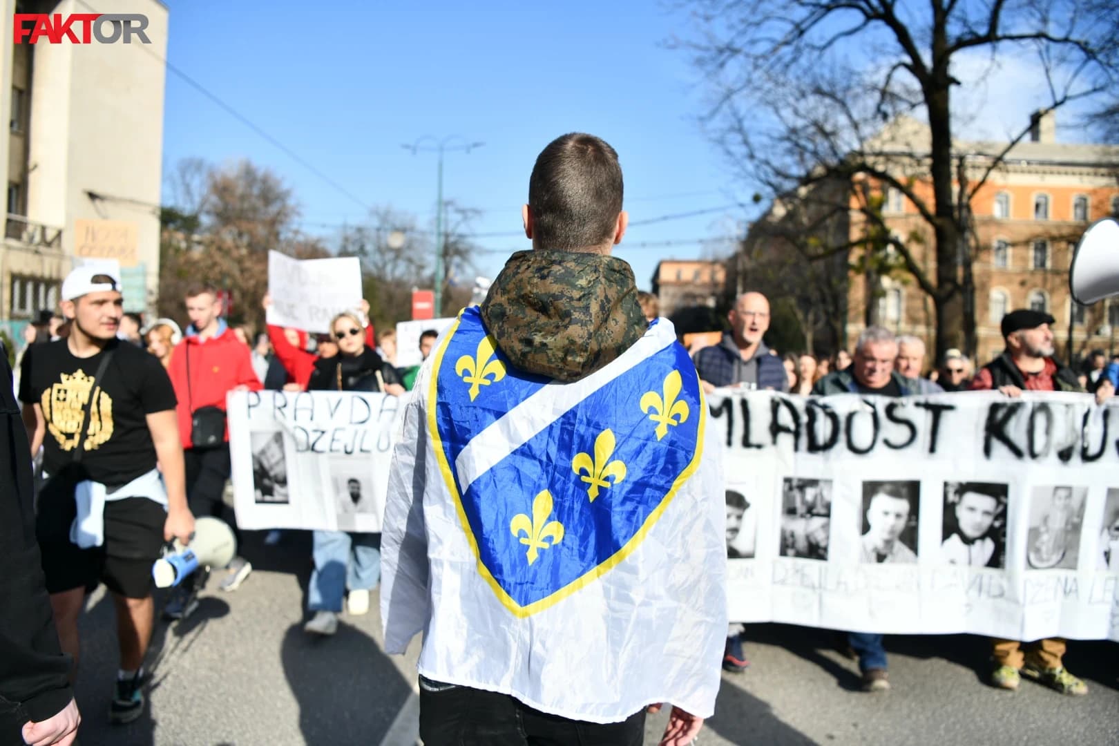 Završeni današnji protesti u Sarajevu, novi najavljeni za sljedeći petak