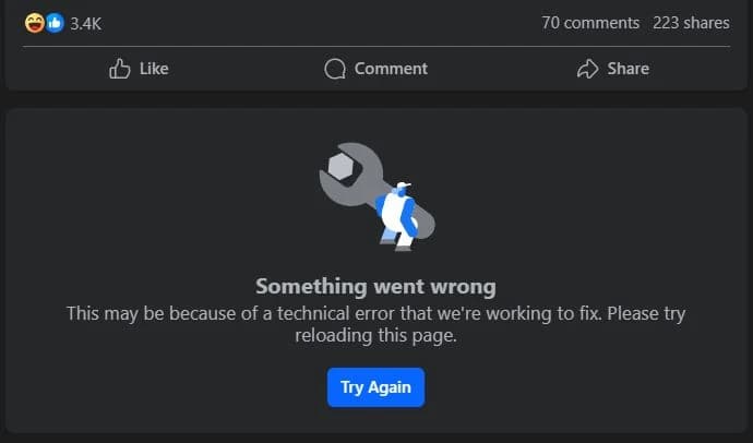 Korisnici Facebooka prijavili smetnje
