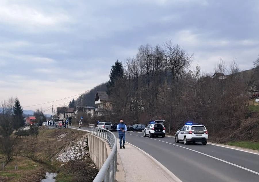 S mjesta nesreće u mjestu Draga