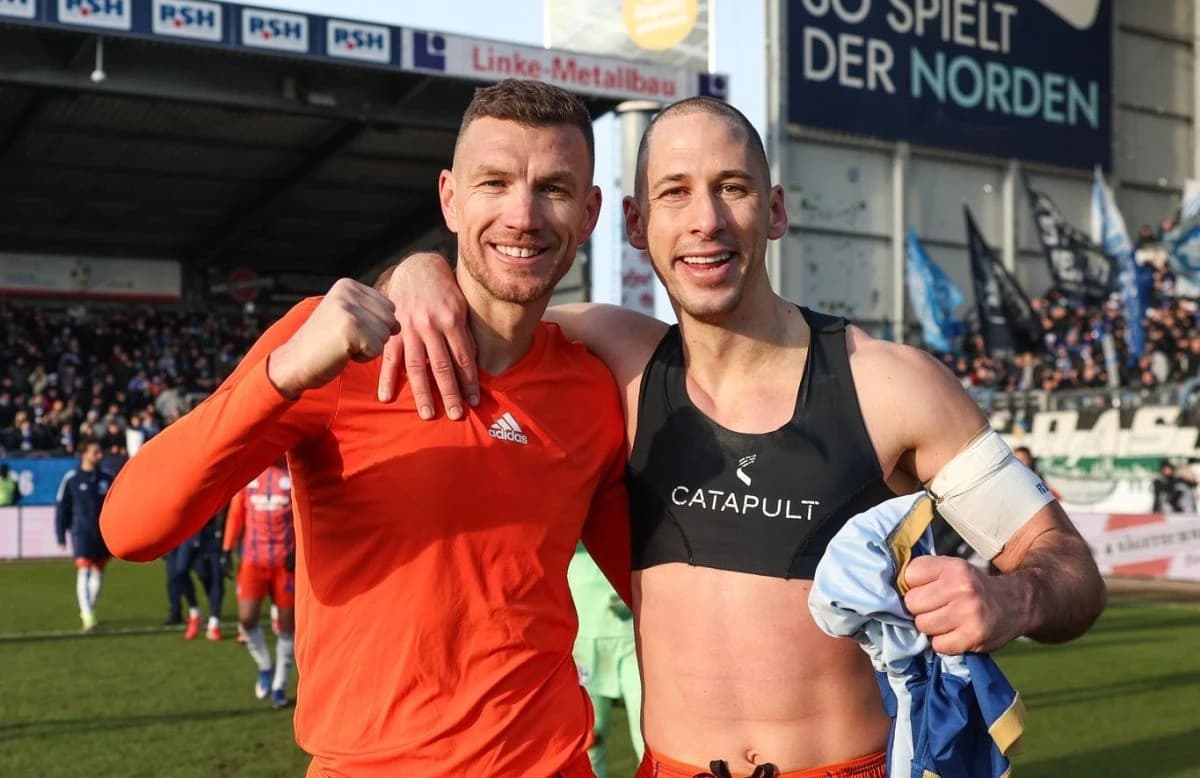 Edin Džeko i Nikola Katić