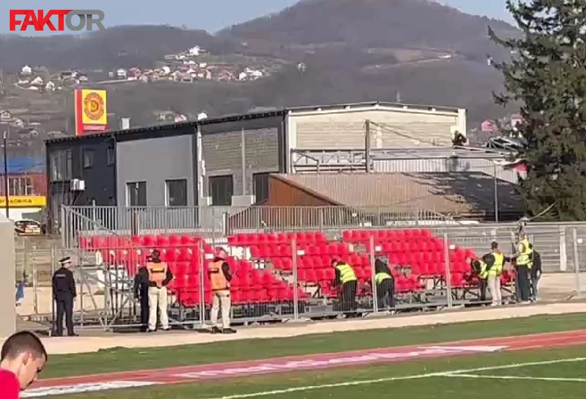 Tribina za Manijake još nije spremna