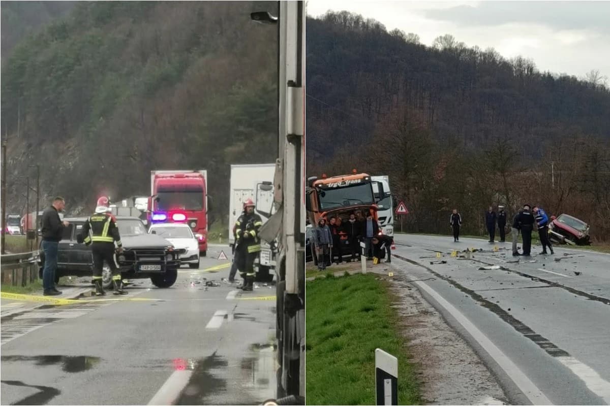 Kolaps na M-17: U pet minuta dvije saobraćajne nesreće, više povrijeđenih, formirane kolone vozila