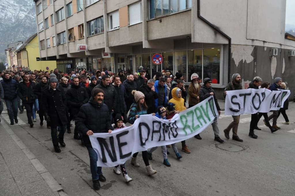 Višegrad, protesti, hidroeletrane