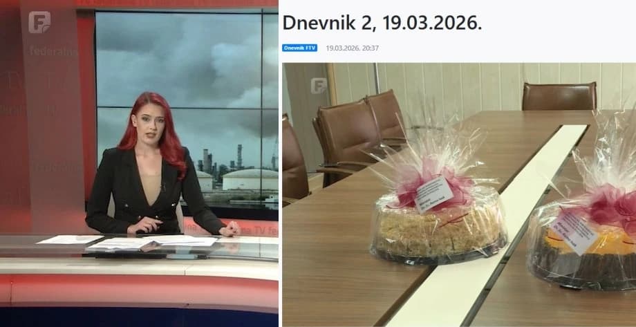 Ovo je Javni servis...: Federalna TV u Dnevniku objavila da im je Ramo Isak poslao torte?!