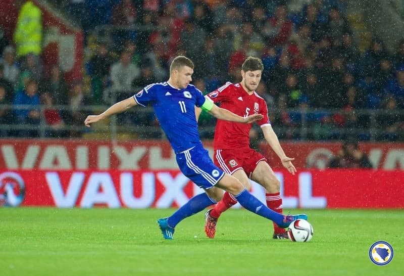 Džeko je predvodio napad BiH protiv Velsa i 2014. godine u Cardiffu