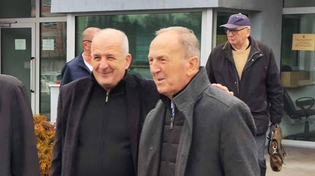 Luka Babić (lijevo) s advokatom Krešimirom Zubakom