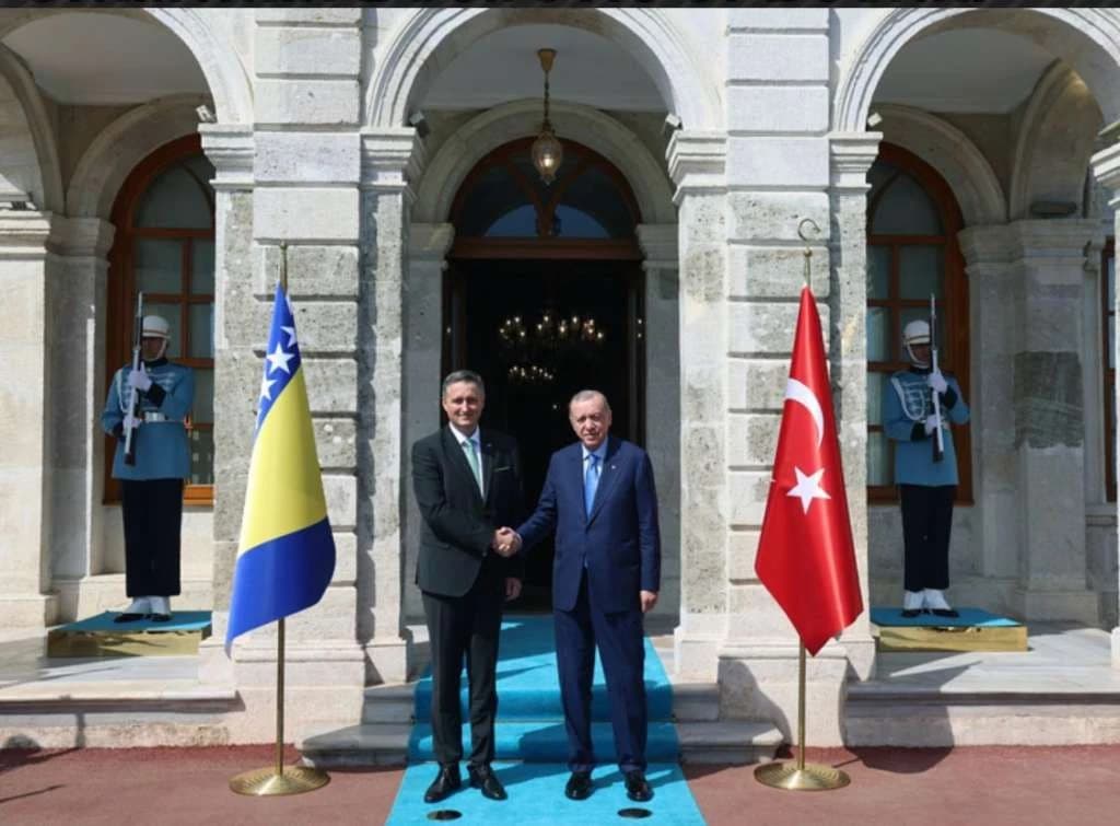 Denis Bećirović i Recep Tayyip Erdogan