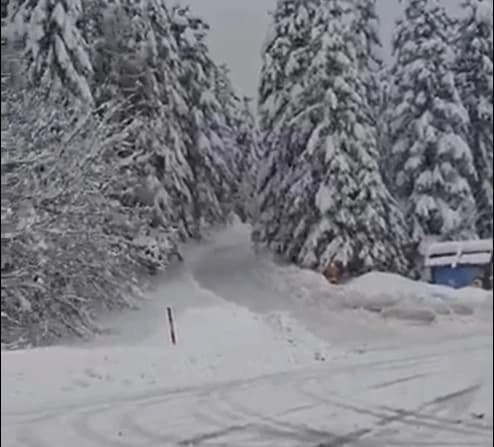 Put Banja Luka-Teslić: Na Borju metar snijega, prognoze predviđaju i do dva