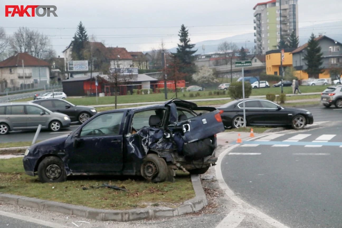 Na vozilima velika materijalna šteta