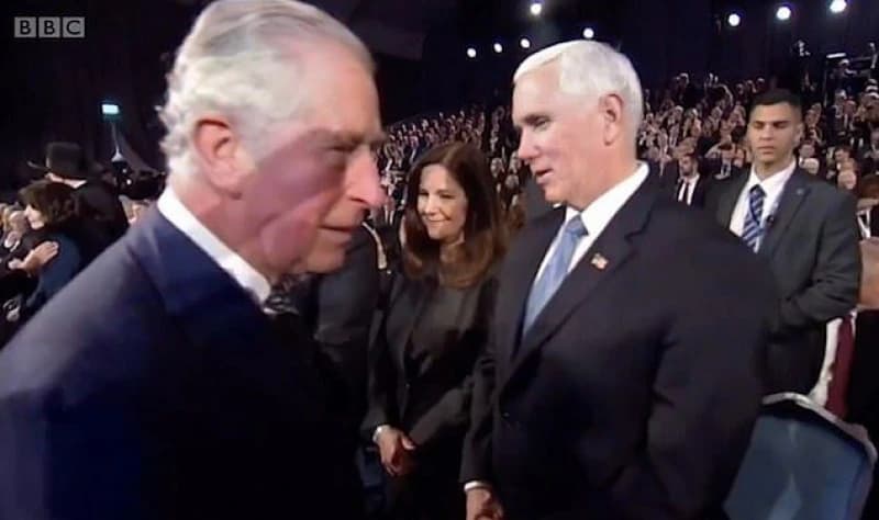Princ Charles i Mike Pence