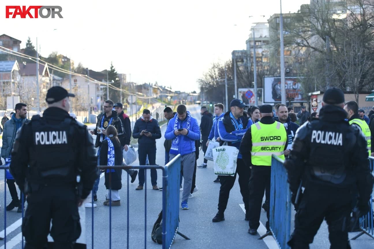 Navijači Želje pristižu na Grbavicu