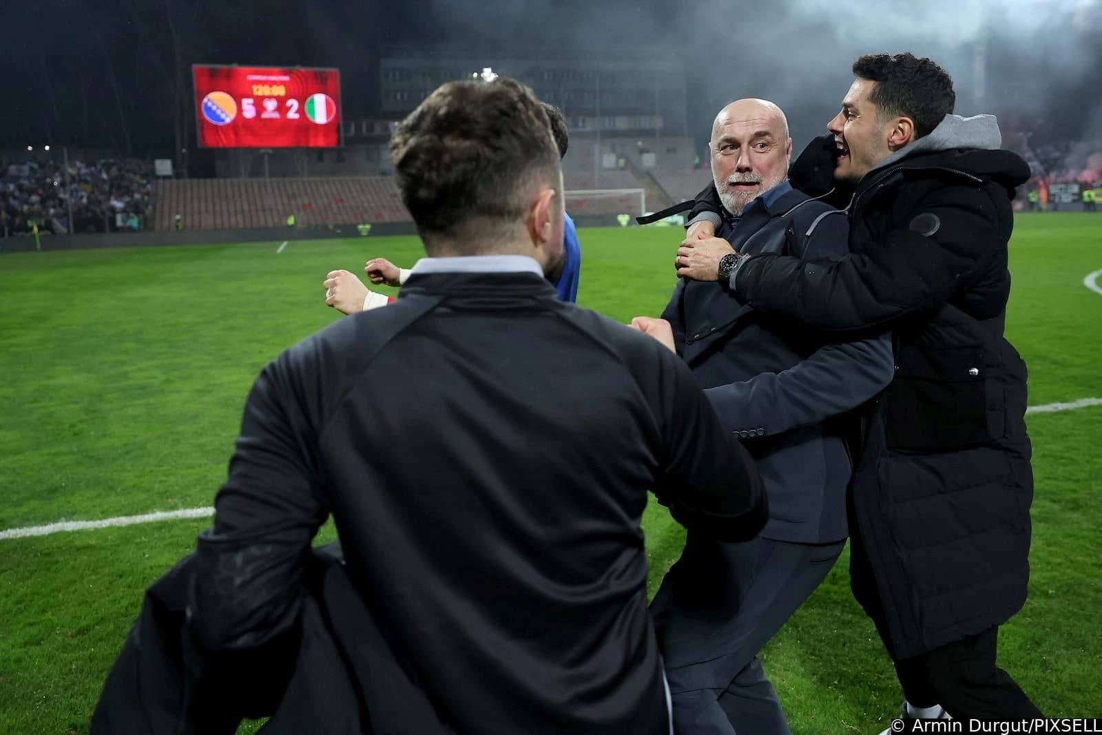 Barbarez tokom slavlja u Zenici