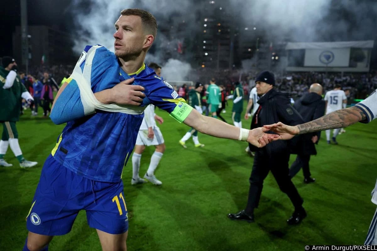 Džeko se povrijedio protiv Italije