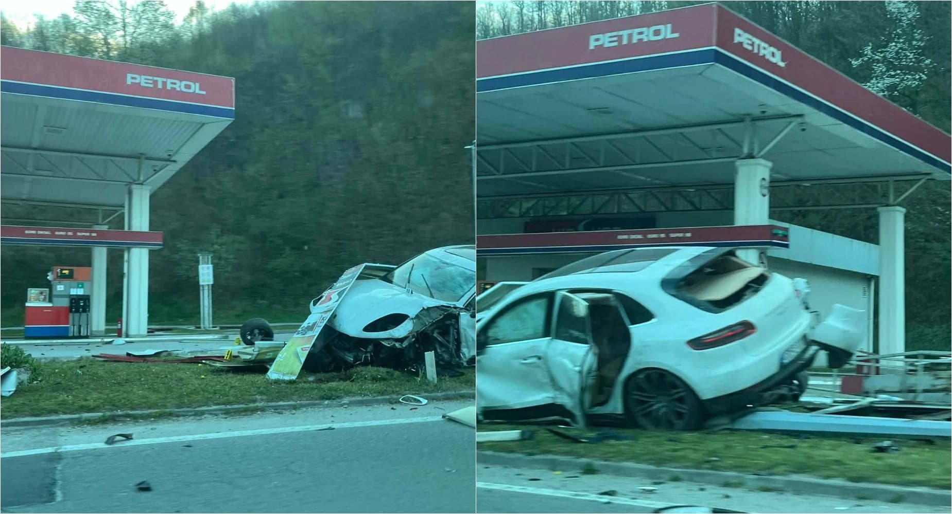 Automobilom se zabio u benzinsku pumpu na putu Tuzla - Sarajevo, prošao s lakšim povredama
