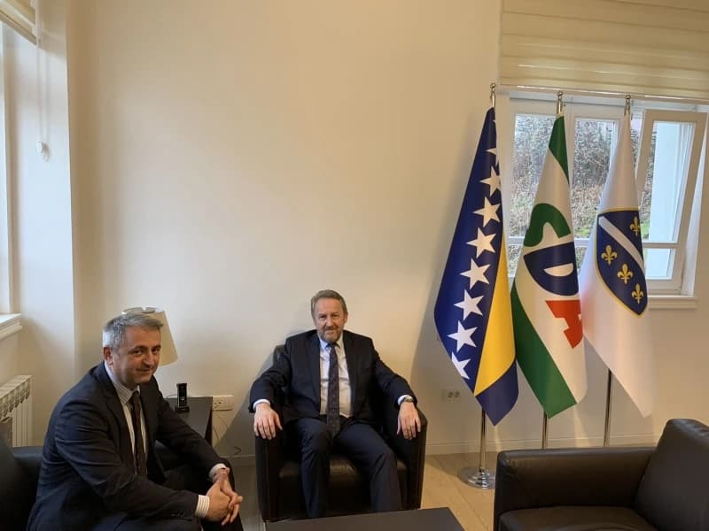 Izetbegović razgovarao sa Sabolićem: Hrvatska će se zalagati za proces proširenja i ulazak BiH u EU
