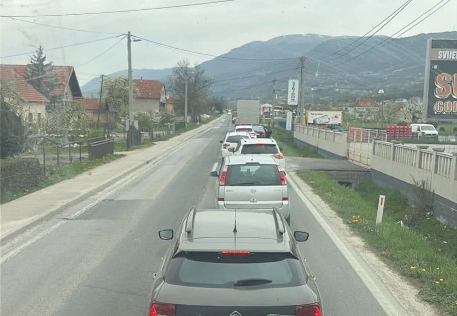 Saobraćaj usporen