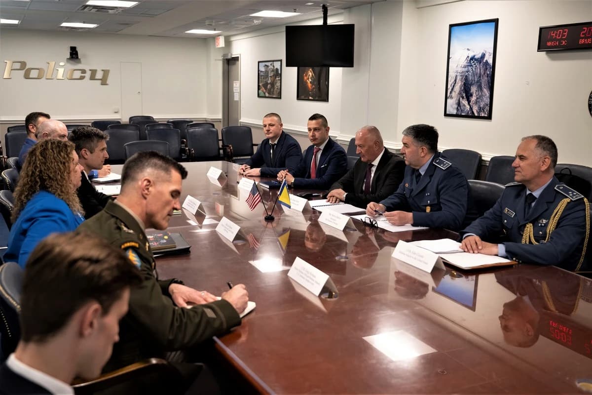 Helez u Pentagonu: Jačanje partnerstva BiH i Sjedinjenih Američkih Država