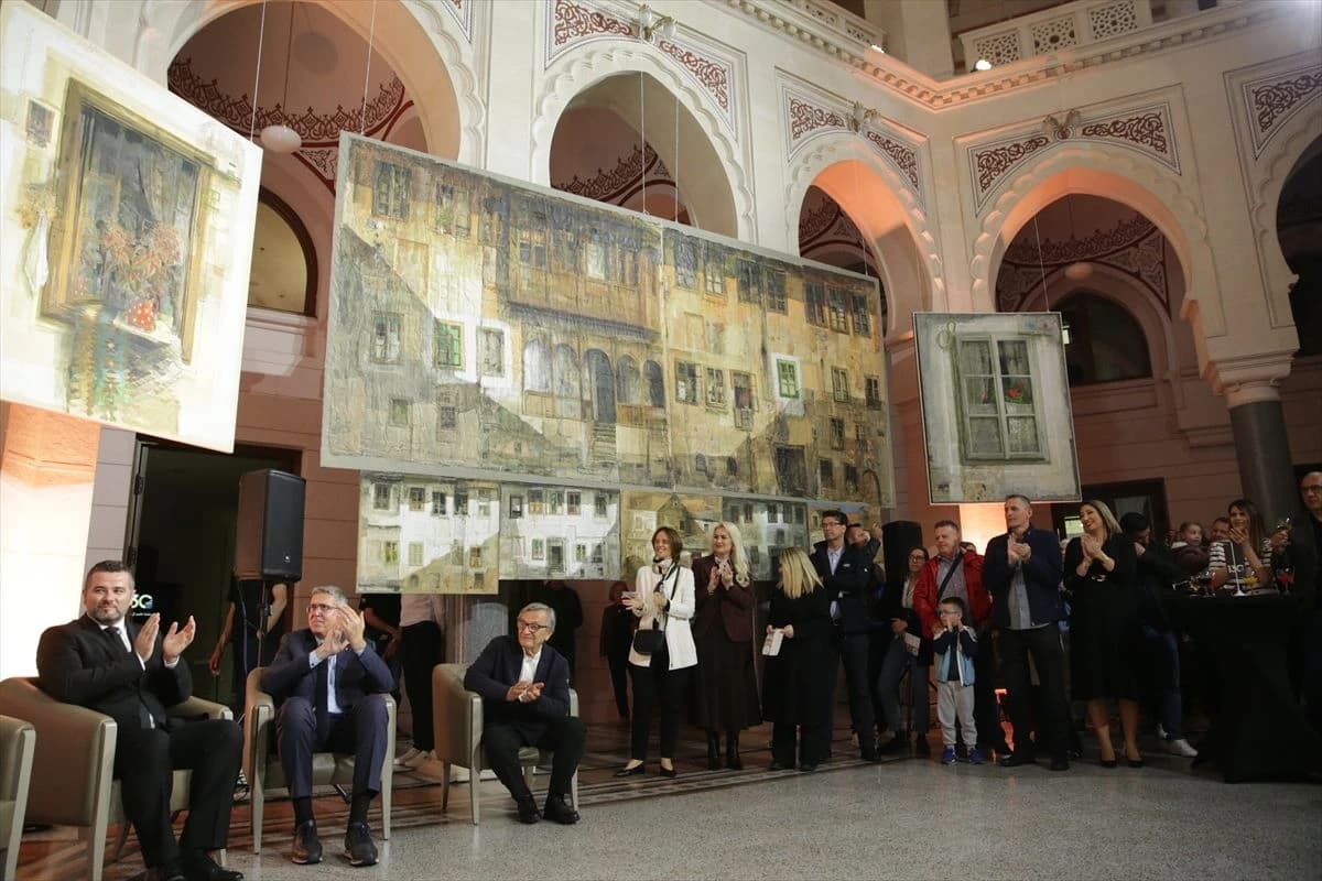 Sa večerašnjeg otvorenja izložbe u Vijećnici