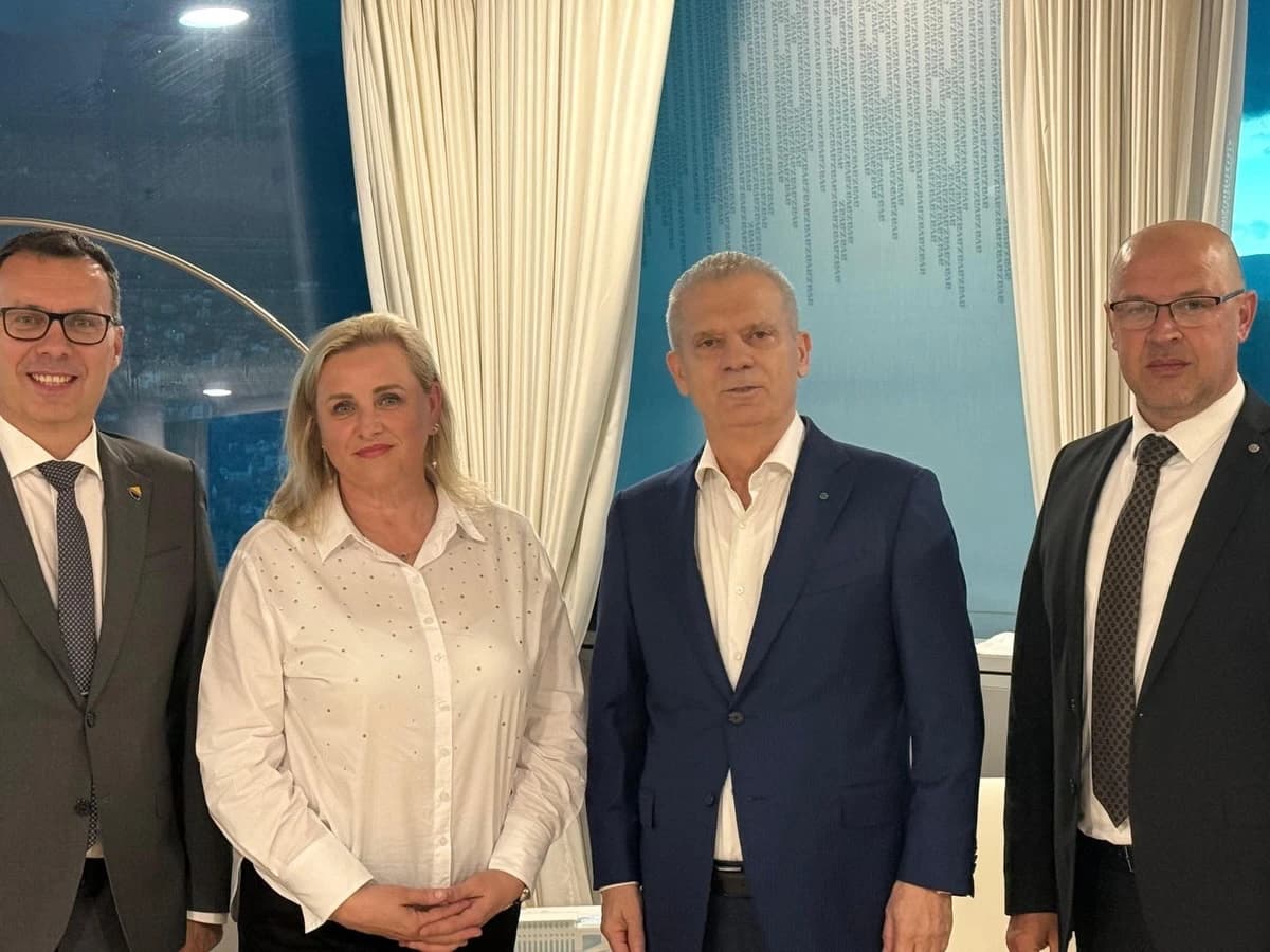Begić s Radončićem, Džindićem i Salihovićem