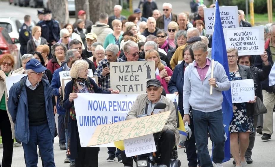 Zakazan novi protest u Tuzli: Penzioneri u najnepovoljnijoj poziciji u Evropi