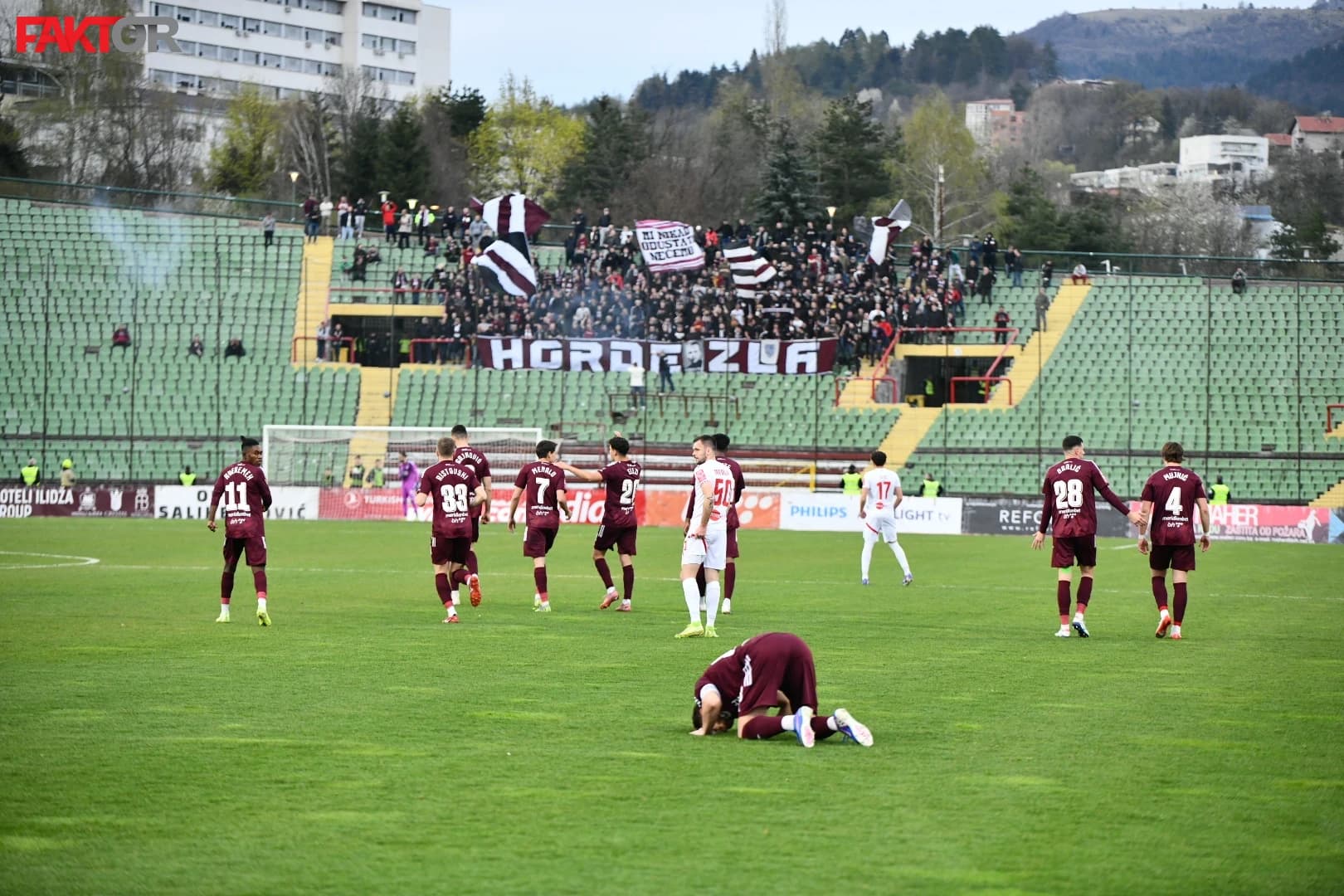 U proteklim utakmicama posjeta na Koševu nije bila bajna