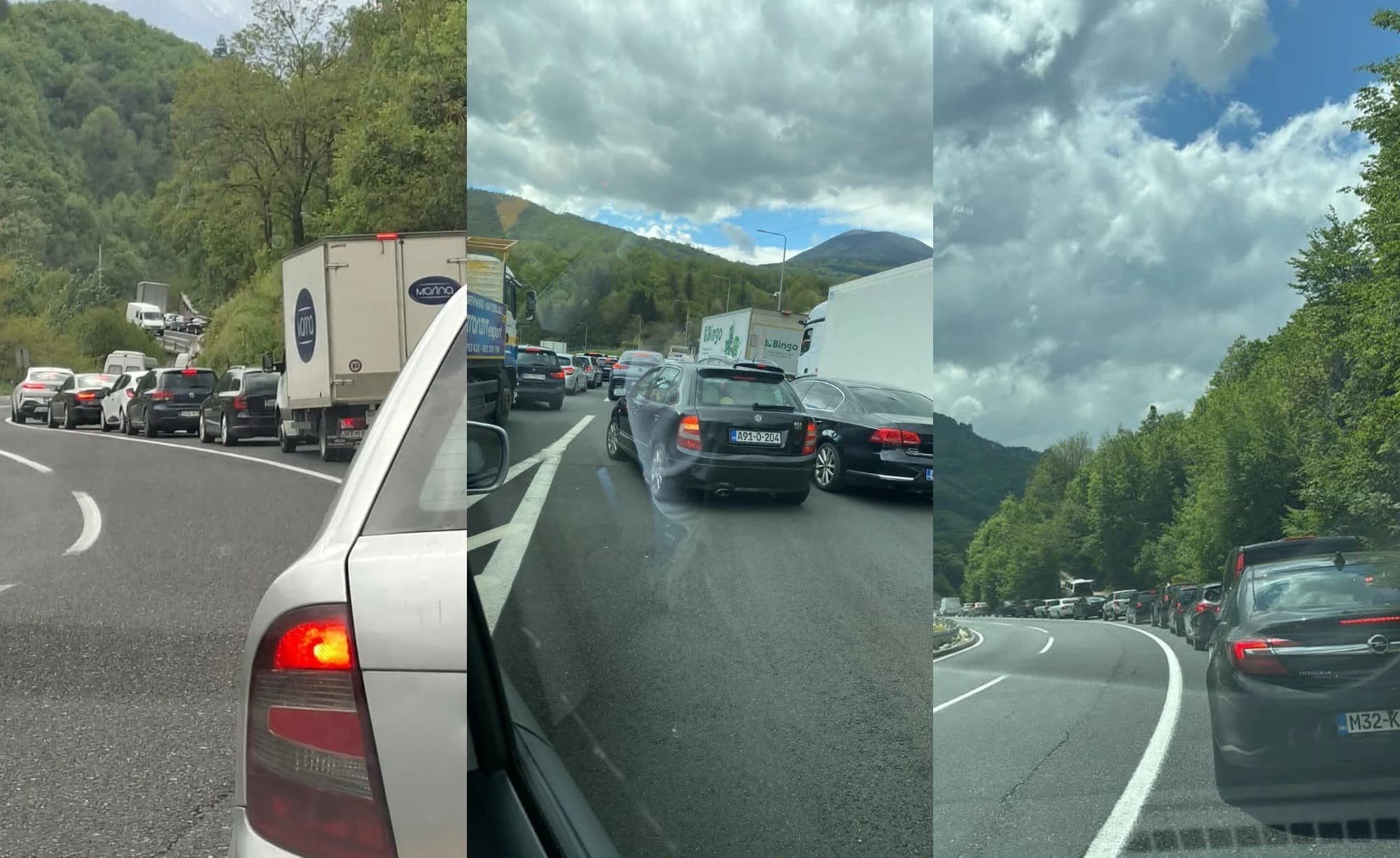 Gužva prema jugu: Od Bradine do semafora u Konjicu putuje se dva sata