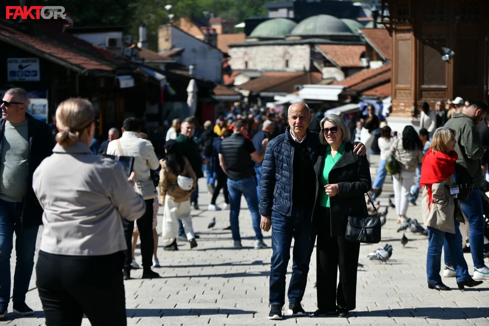 Prvomajske gužve na Baščaršiji