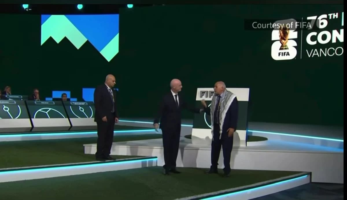Jibril Rajoub se pozdravio sa Infantinom, ali nije sa izraelskim kolegom