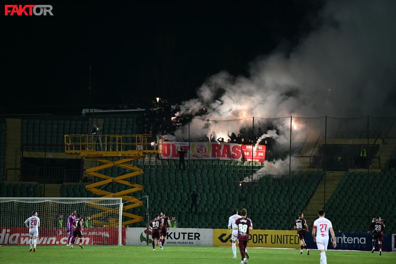 Zrinjski kažnjen zbog baklji na Koševu