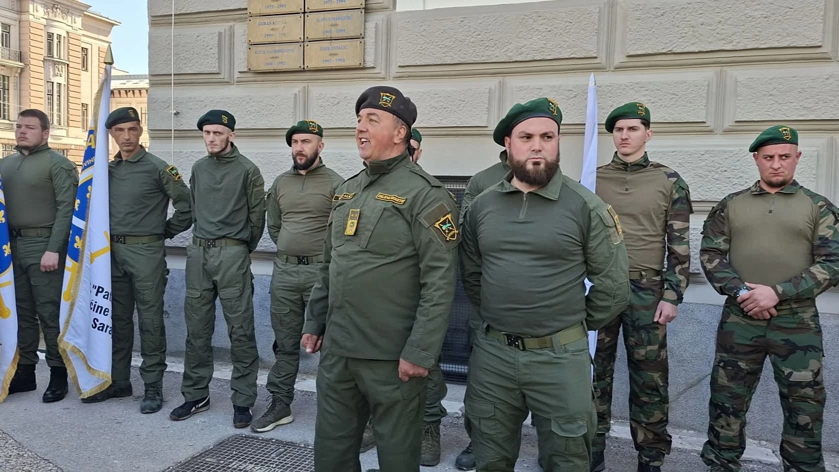 Obilježavanje godišnjice odbrane Sarajeva - Zelene beretke