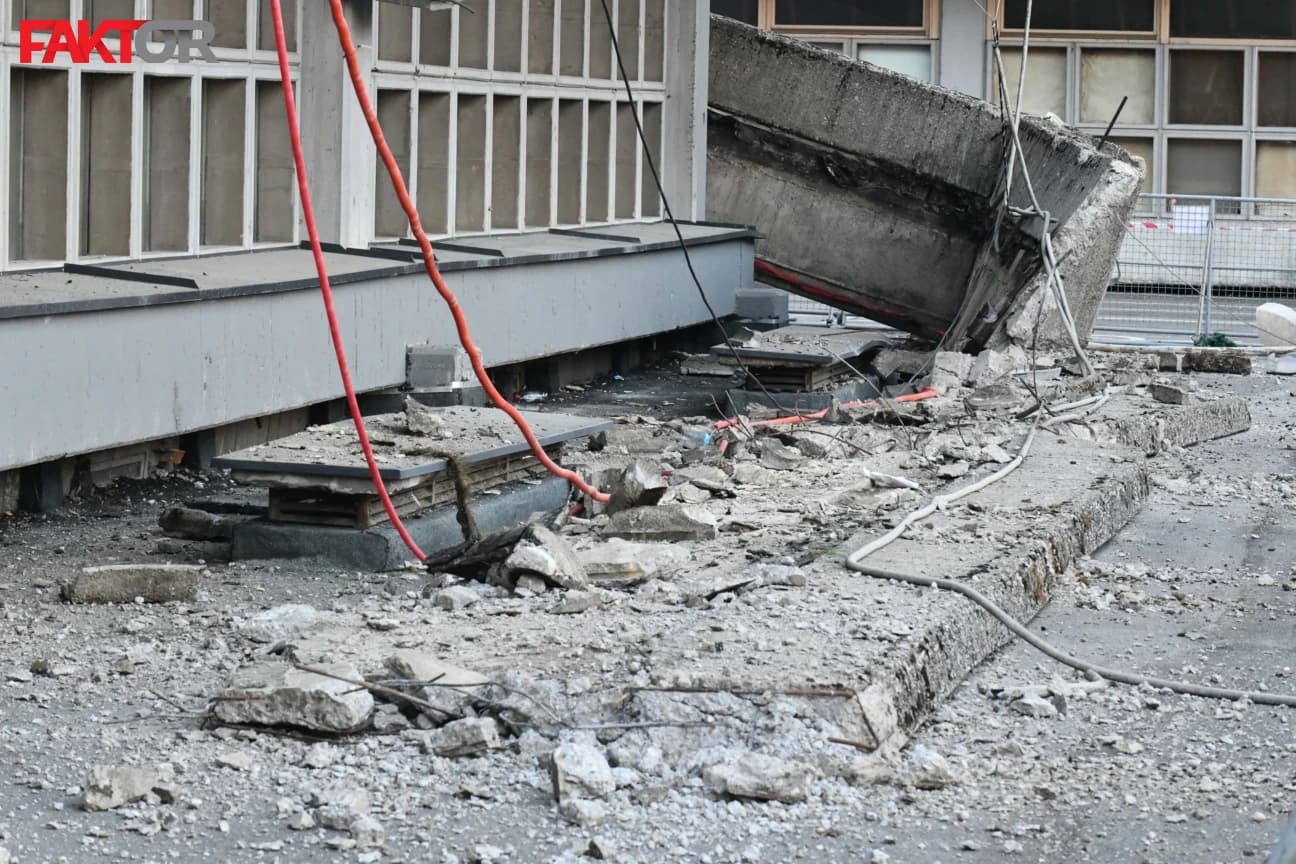 Dio krova se srušio prošle sedmice