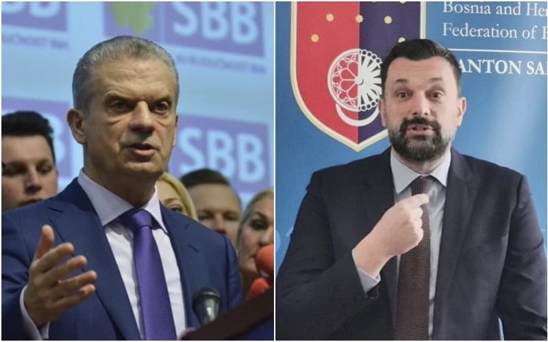 Fahrudin Radončić i Elmedin Konaković