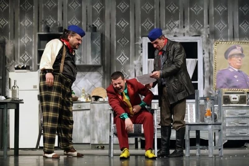 Detalj iz predstave "Balkanski špijun"