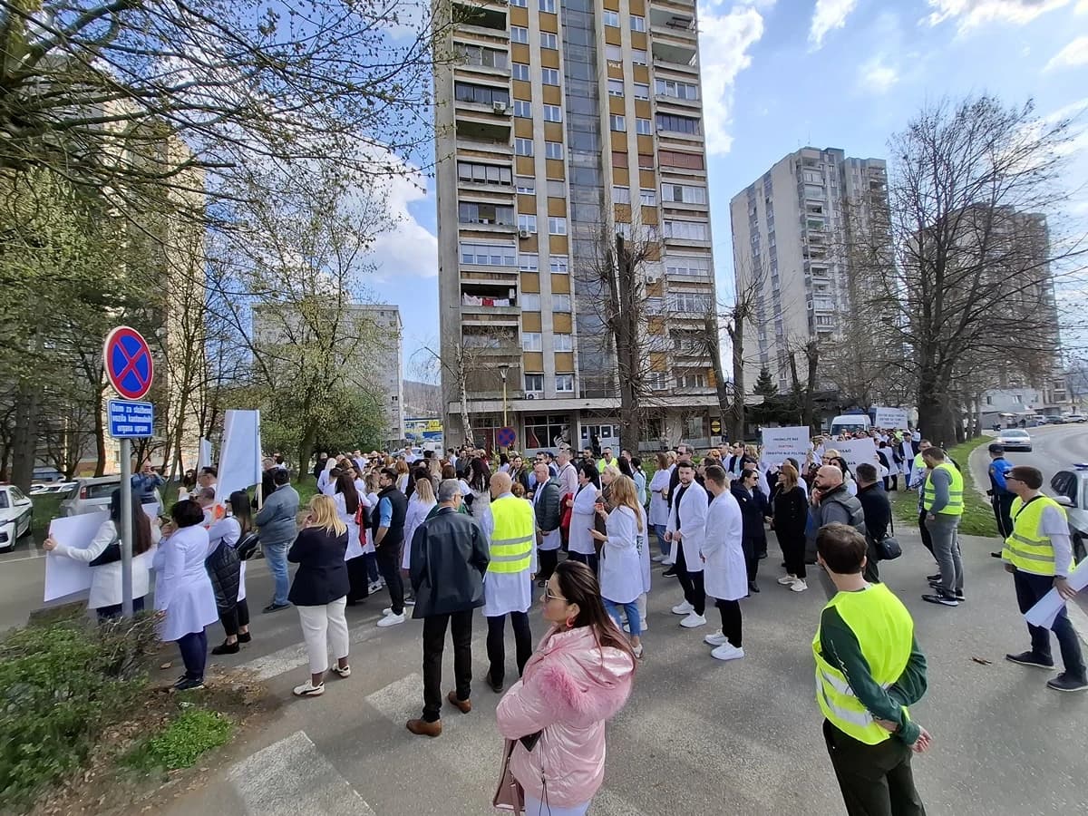 S jednog od protesta ljekara u TK