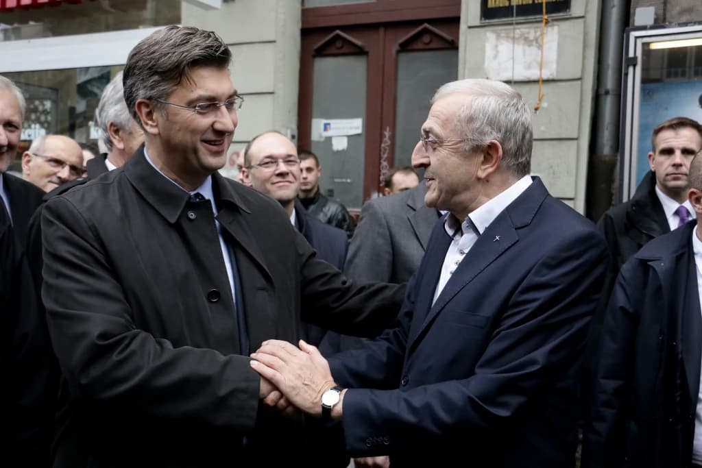 Andrej Plenković i Franjo Topić, 28.10.2016