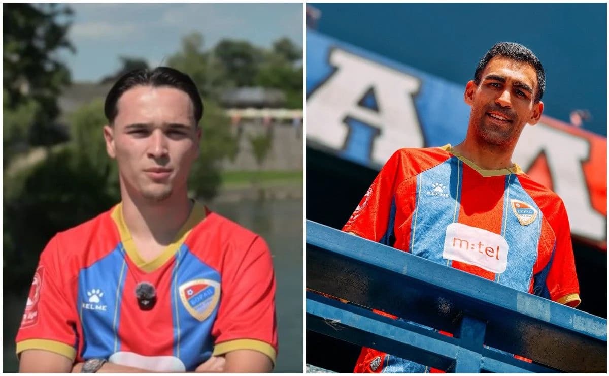 Amar Milak i Dani Romera u opremi Borca