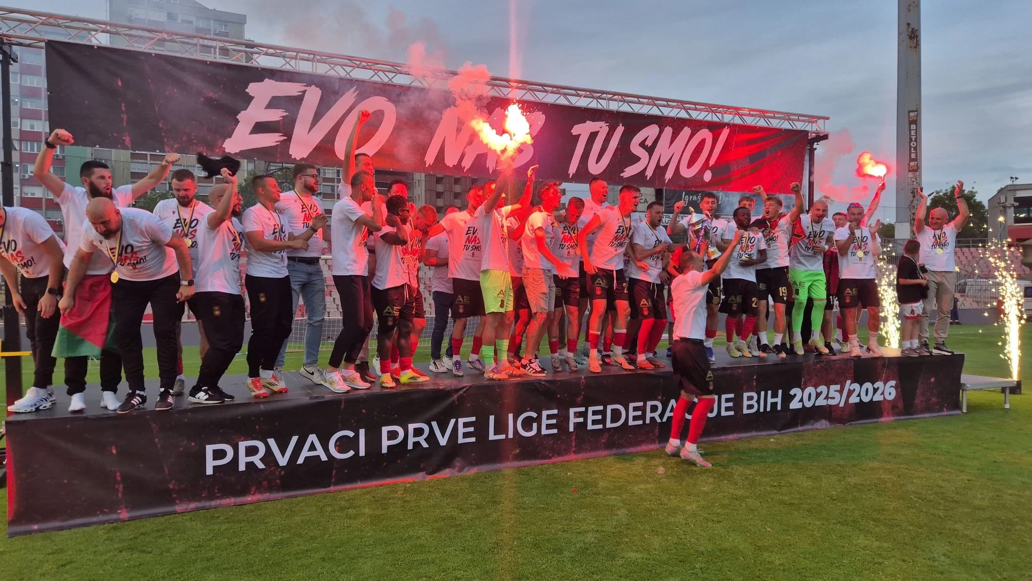 Čelik se u velikom stilu vratio u PLBiH, na Bilinom polju slavilo više od 10.000 navijača