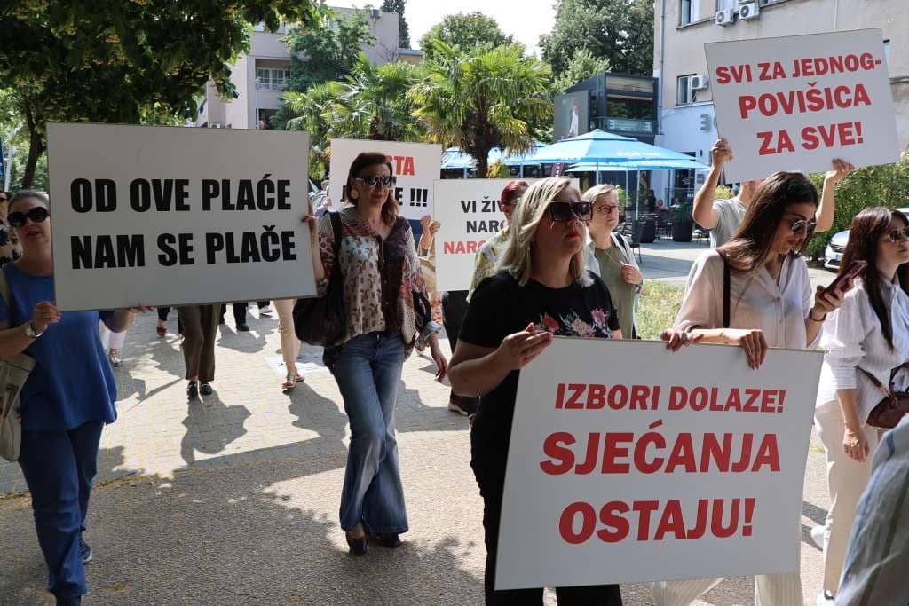 Počeo štrajk upozorenja uposlenika pravosuđa u HNK: Ovaj put nećemo odustati!