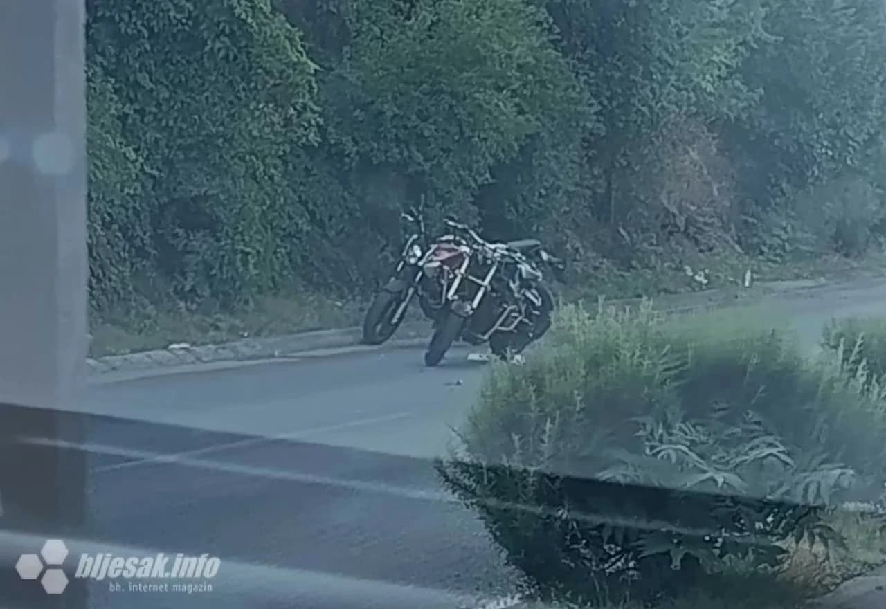 Sudar dva motocikla u Mostaru: Vozači teško povrijeđeni, jednom život ugrožen