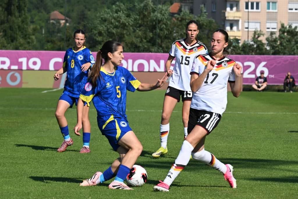 Juniorke BiH na otvaranju EP-a poražene od Njemačke sa 0:5