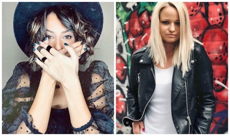Mlade glumice Alisa Čajić Drmać i Ivana Vojinović 