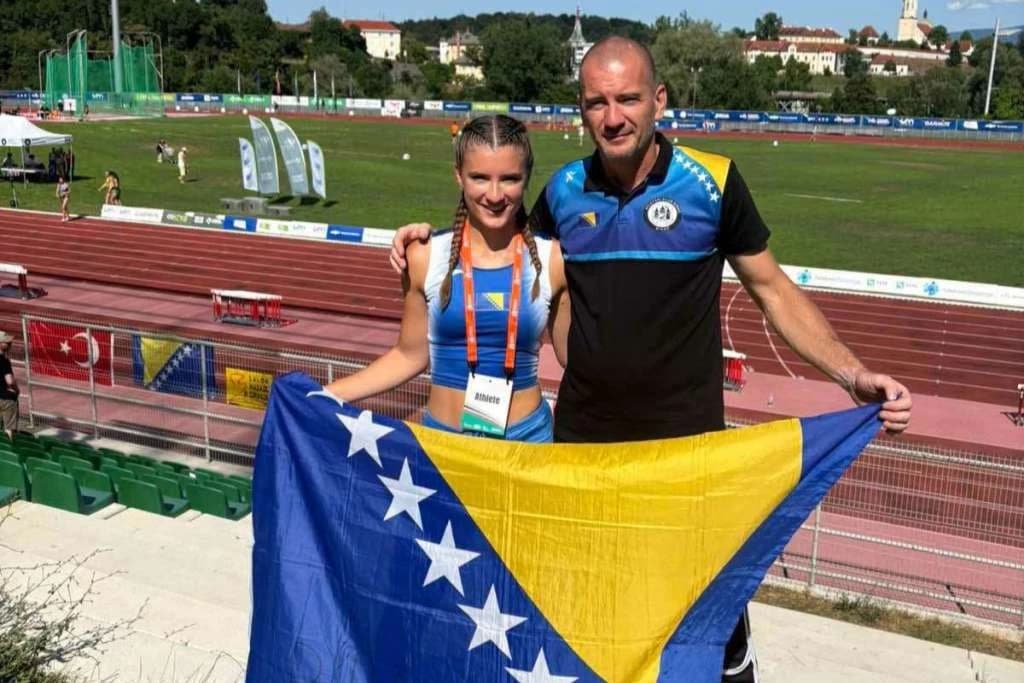 Mlada atletičarka Jasmina Nuspahić briljirala u Novom Mestu