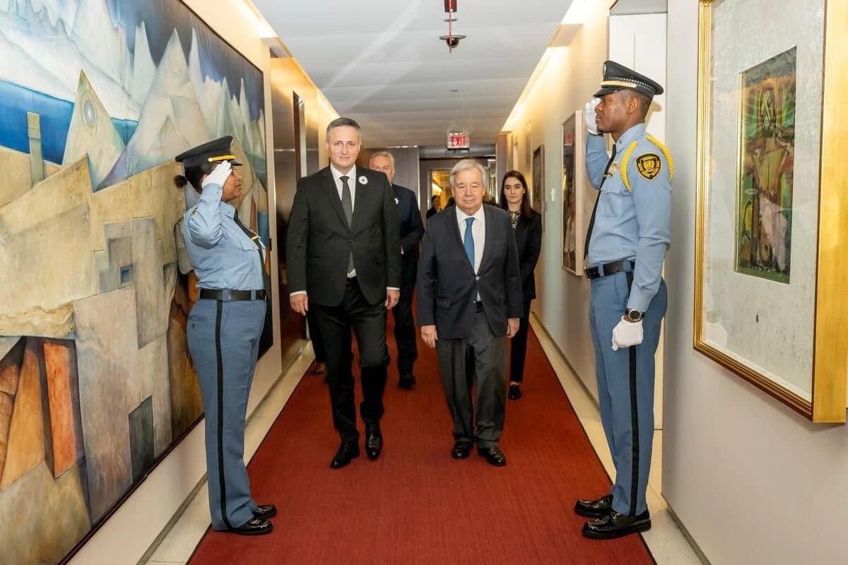 Denis Bećirović i Antonio Guterres
