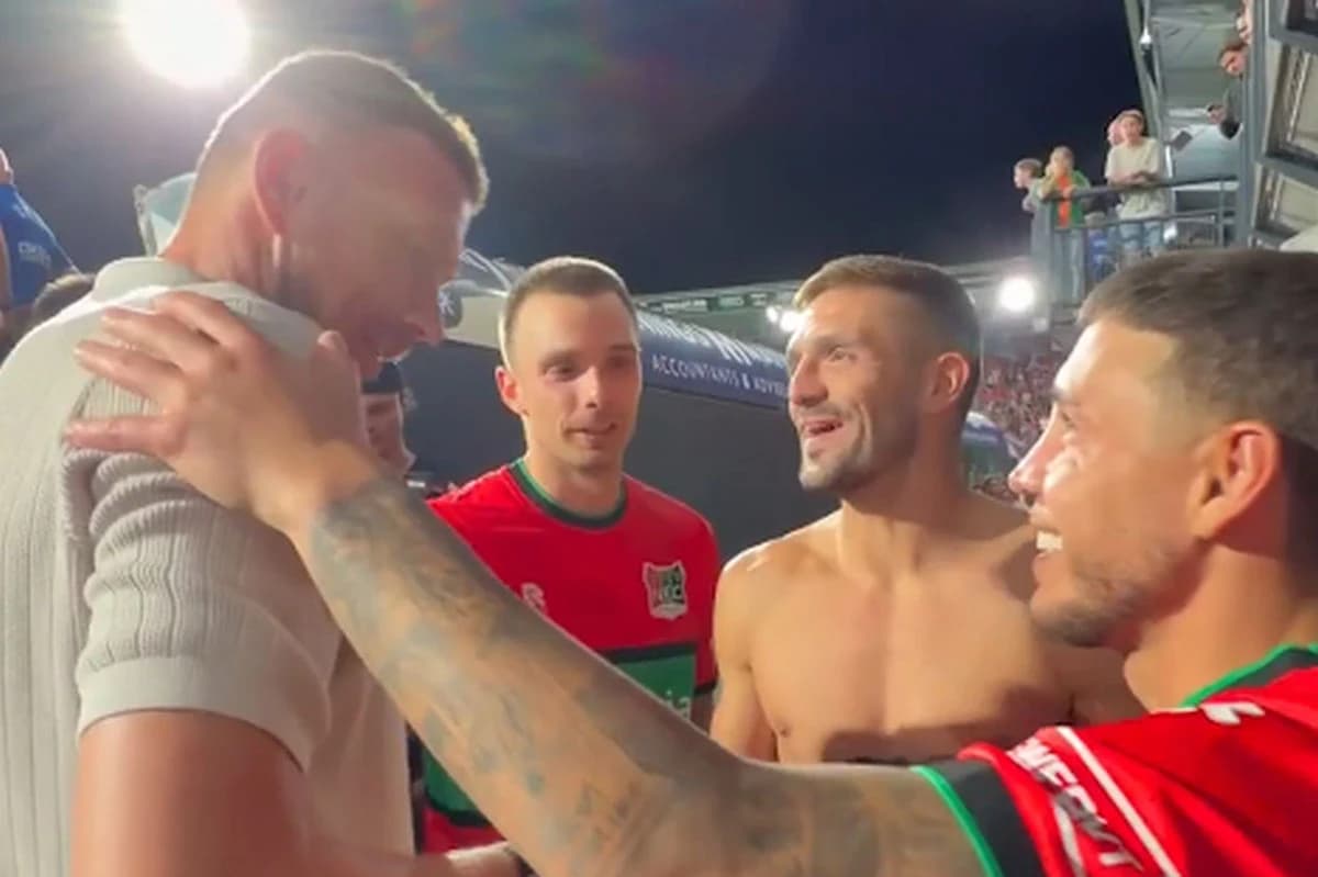 Džeko uživo gledao NEC protiv Olympiakosa