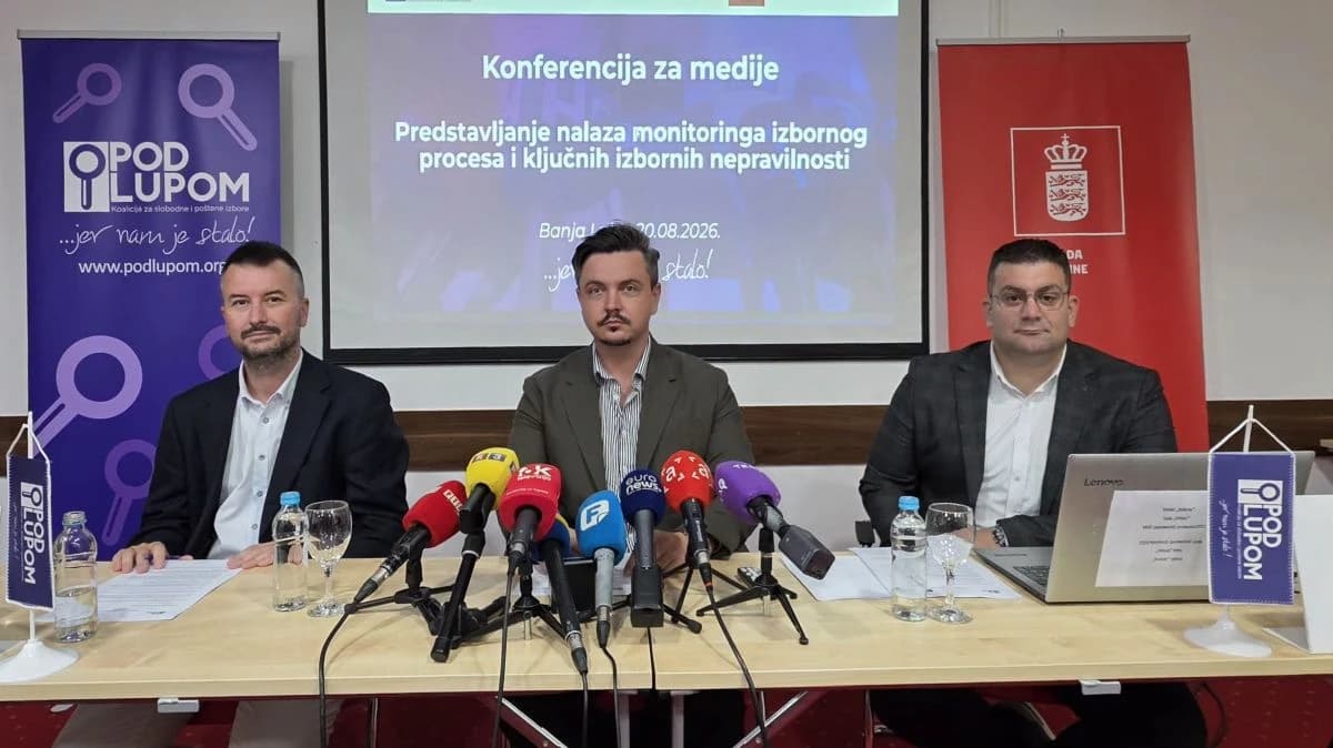 Predstavnici Koalicije Pod lupom