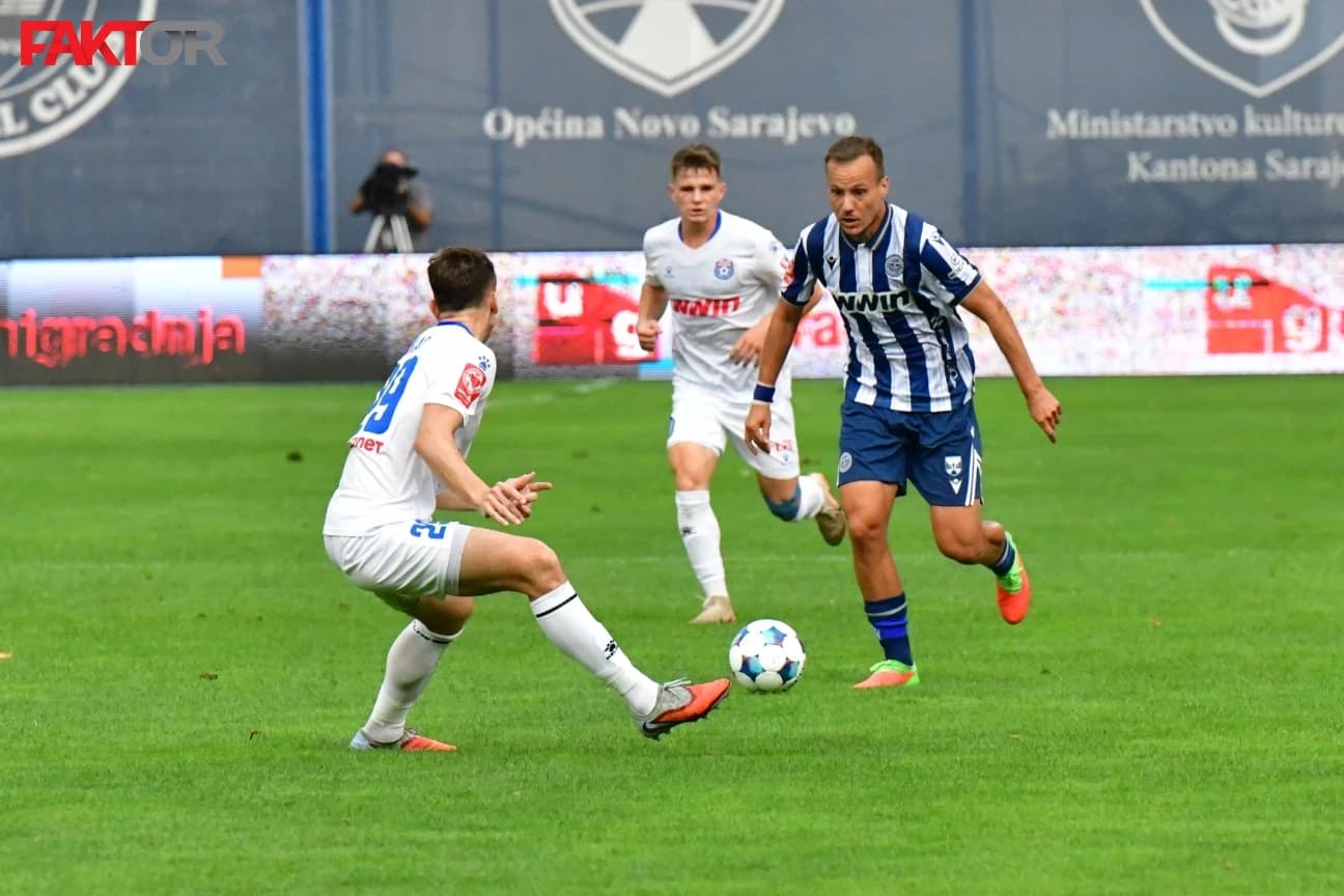 TOK UTAKMICE/Željezničar - Široki Brijeg 1:1