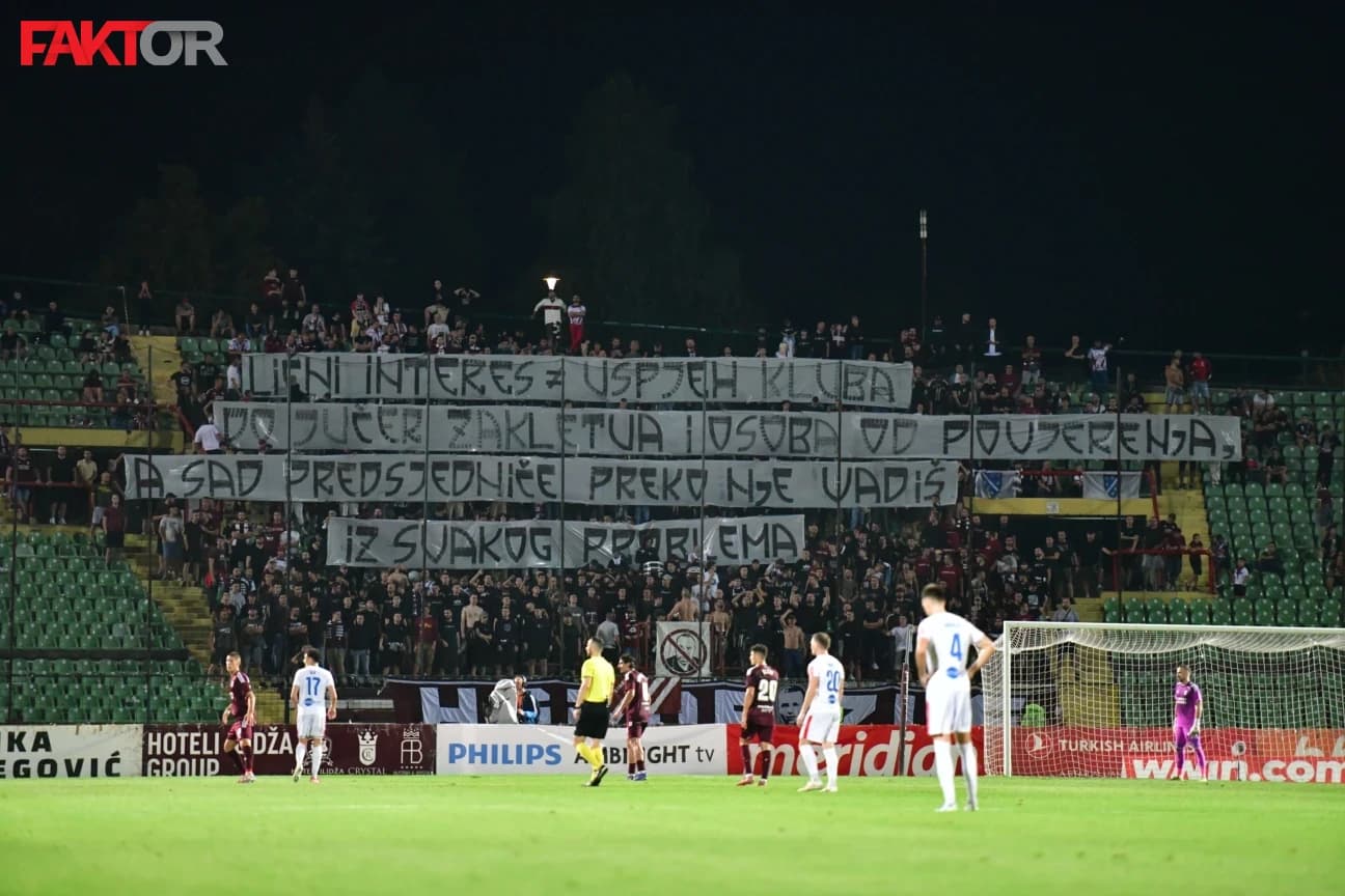 Sarajevo izgubilo na Koševu, navijači traže odlazak Mirvića