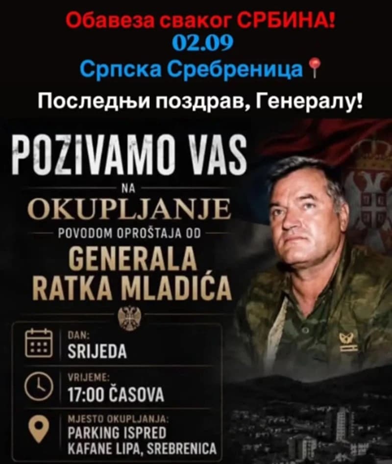 Ratni zločinac je umro 27. augusta
