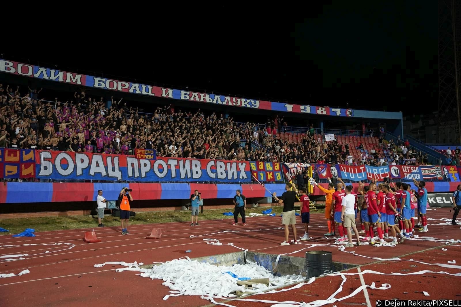 Udruženja žrtava od UEFA-e traže disciplinskI postupak protiv FK Borac zbog veličanja zločinca Mladića