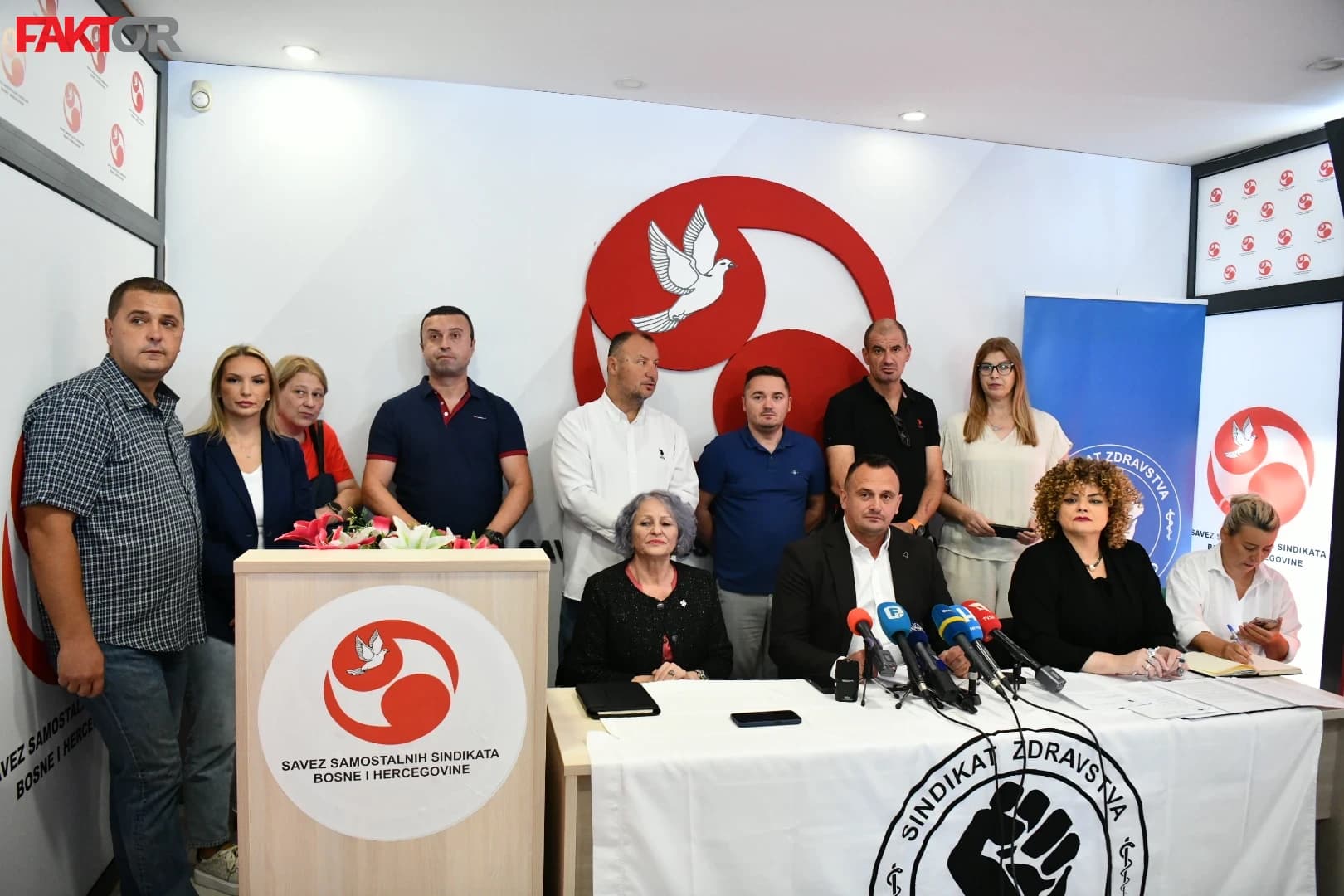 Press konferencija Sindikata radnika u zdravstvu KS i OSO KCUS-a